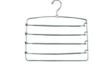 Silver Grey Non Slip Tie Hanger